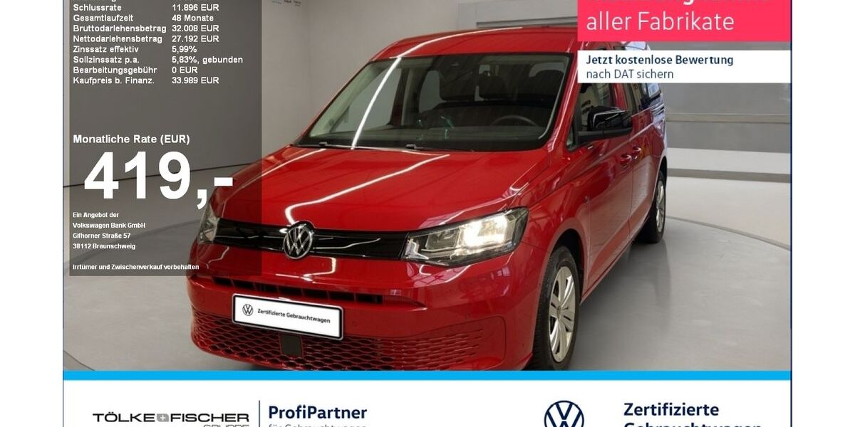 VW Caddy Maxi 9.460 km 32.689 &euro; Krefeld 47805
