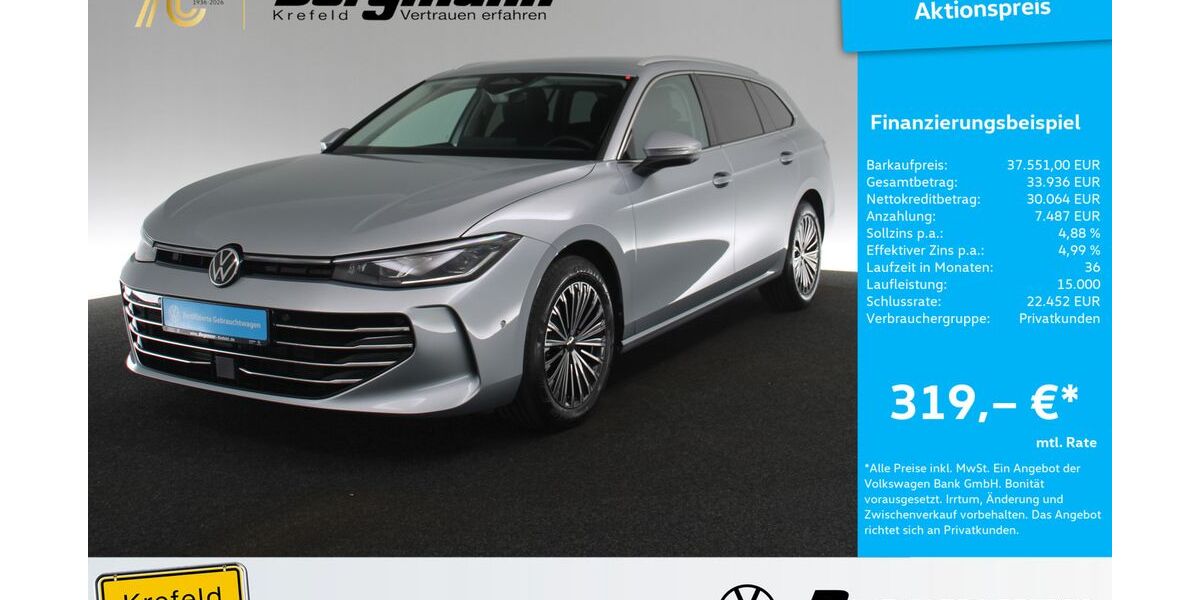 VW Passat 21.200 km 36.552 &euro; Krefeld 47803