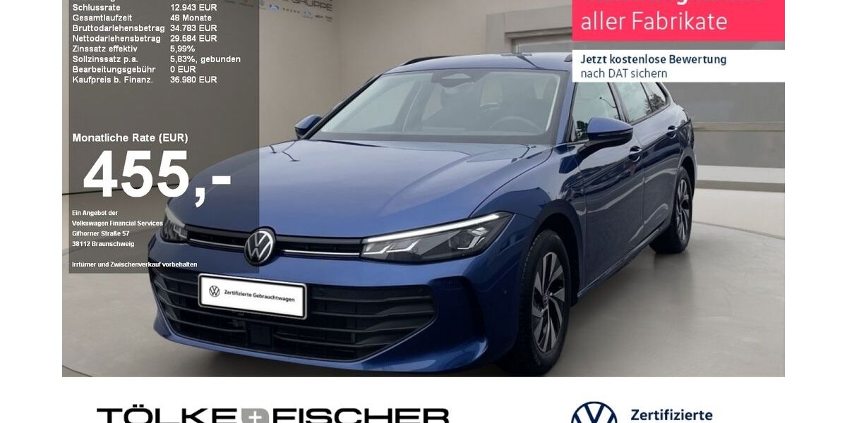 VW Passat Variant 9.548 km 29.485 &euro; Krefeld 47805