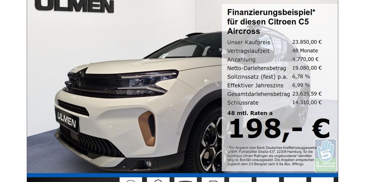 Citroen C5 Aircross 12.277 km 21.850 &euro; Ratingen 40880