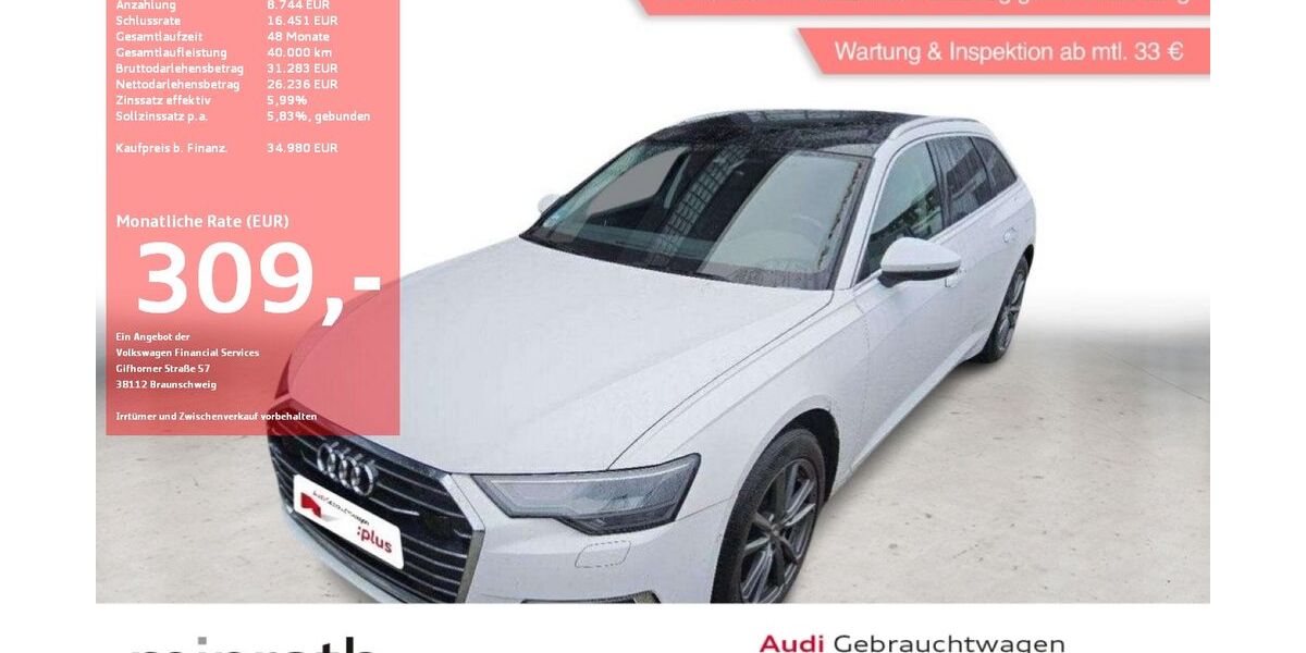 Audi A6 55.585 km 34.460 &euro; Moers-Hülsdonk 47441