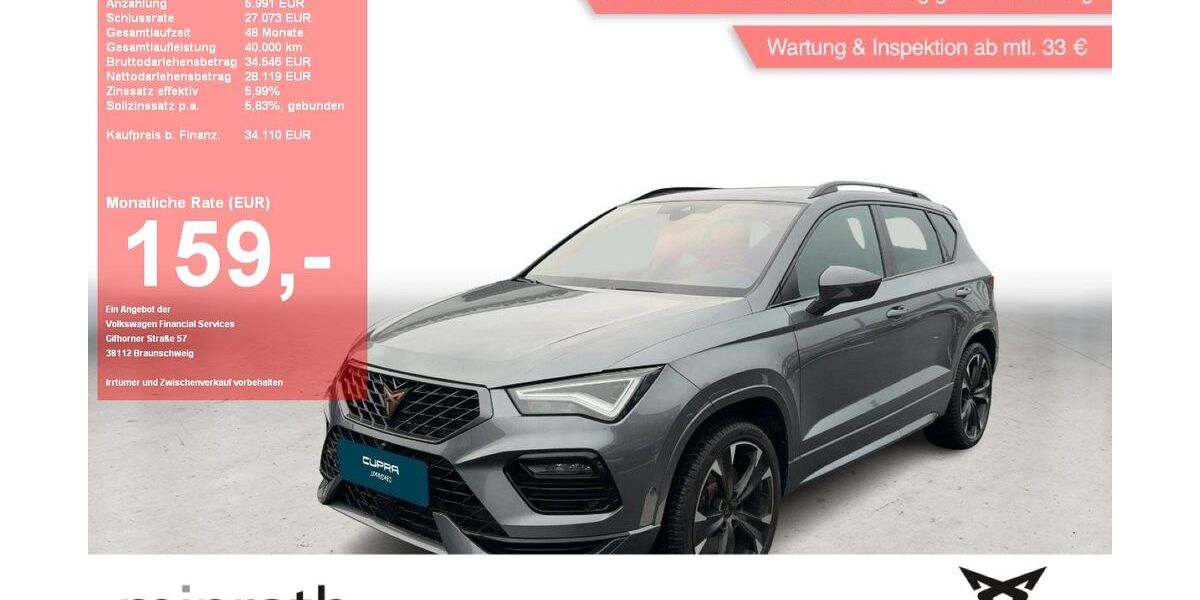 Cupra Ateca 24.963 km 33.610 &euro; Moers-Hülsdonk 47441