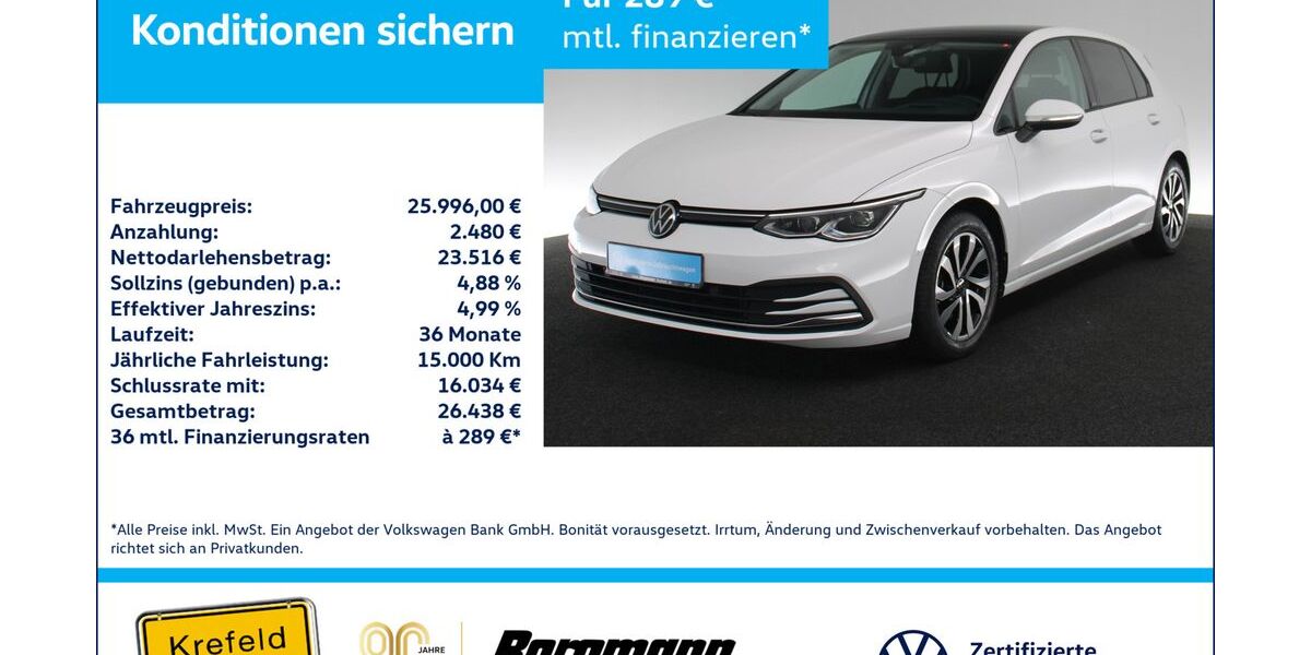 VW Golf 40.501 km 24.777 &euro; Krefeld 47803
