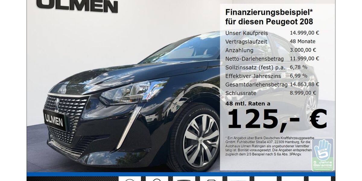 Peugeot 208 34.836 km 14.680 &euro; Ratingen 40880