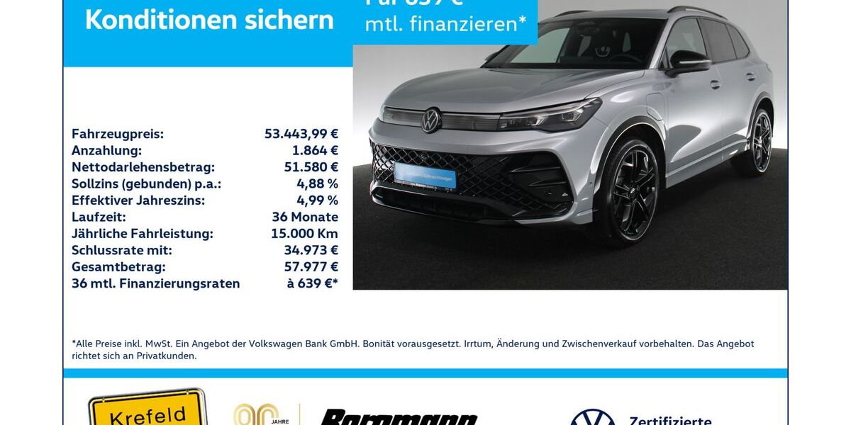 VW Tiguan 10.880 km 51.997 &euro; Krefeld 47803