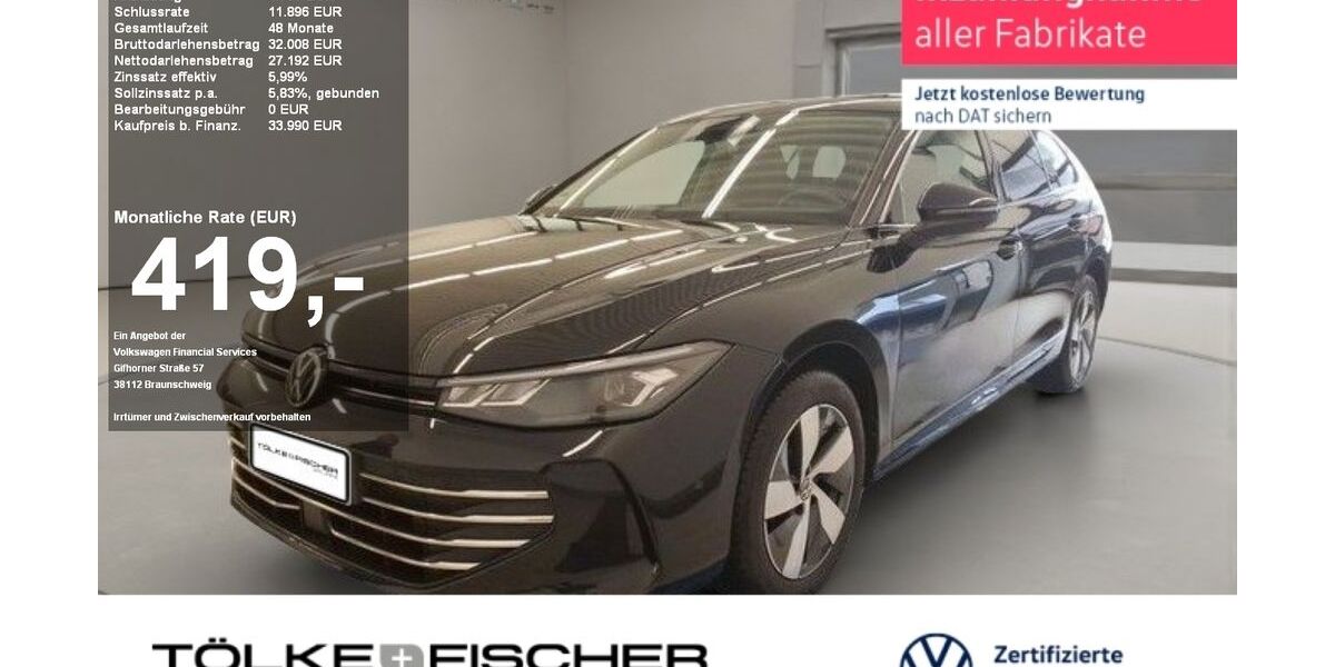 VW Passat Variant 11.333 km 33.990 &euro; Krefeld 47805