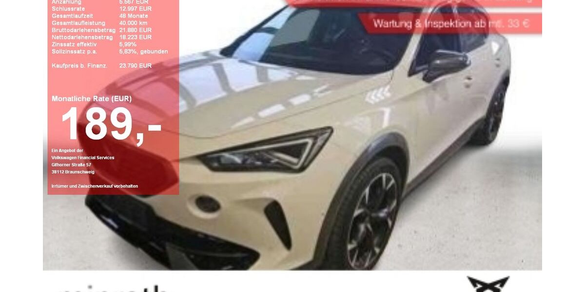 Cupra Formentor 90.008 km 23.260 &euro; Moers-Hülsdonk 47441