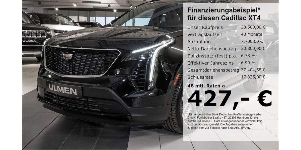 Cadillac XT4 46.000 km 37.900 &euro; Düsseldorf 40231