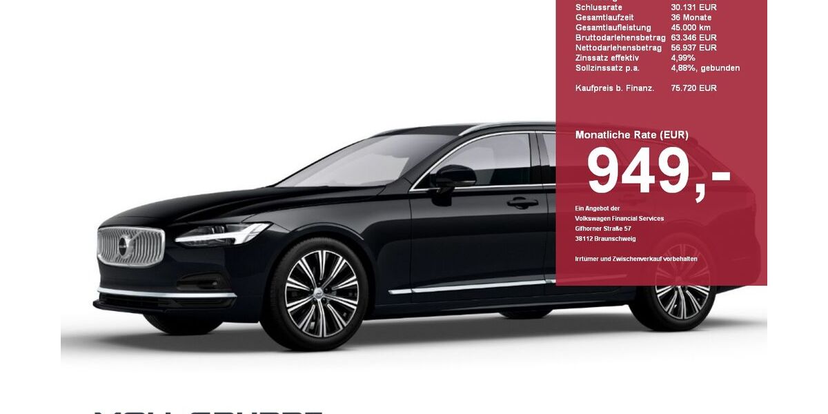 Volvo V90 6.500 km 44.950 &euro; Düsseldorf 40549