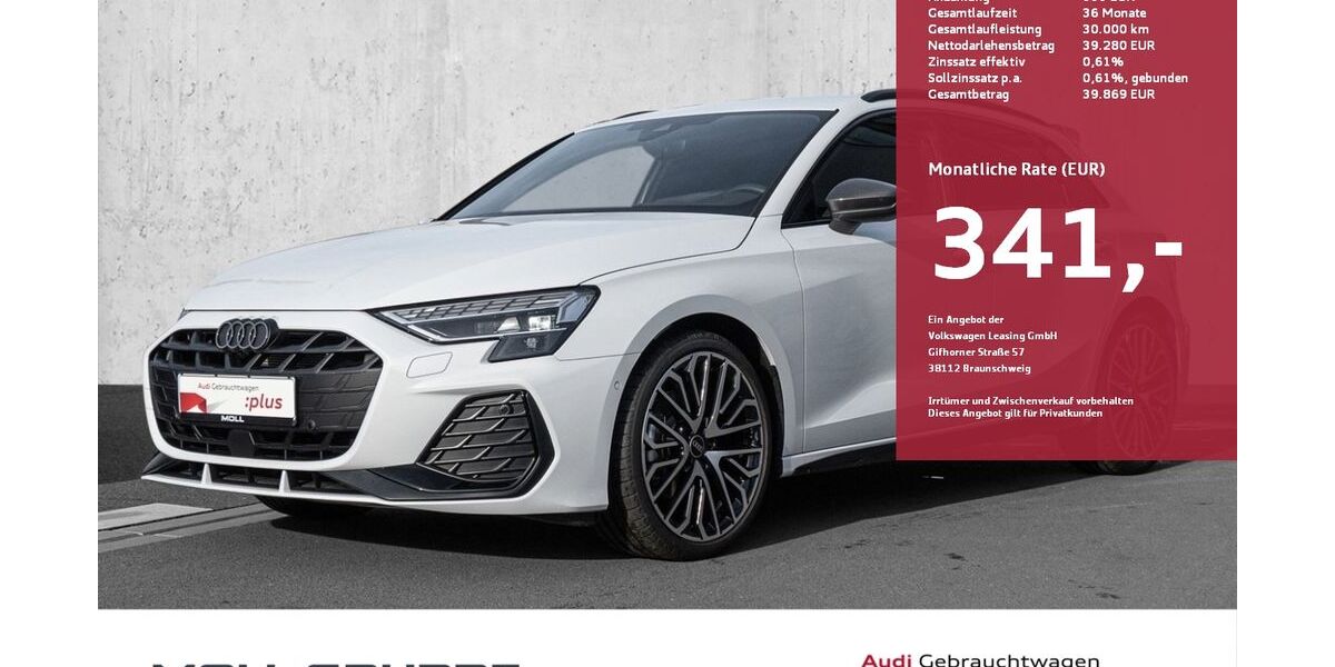 Audi A3 4.390 km 39.280 &euro; Düsseldorf 40549