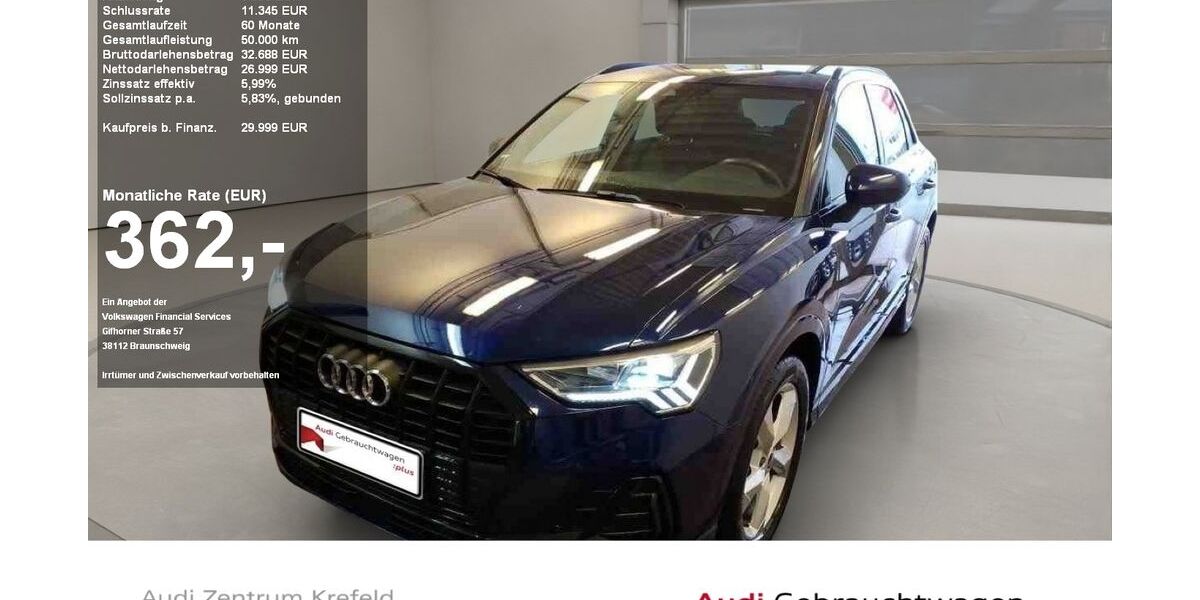 Audi Q3 74.220 km 29.356 &euro; Krefeld 47805